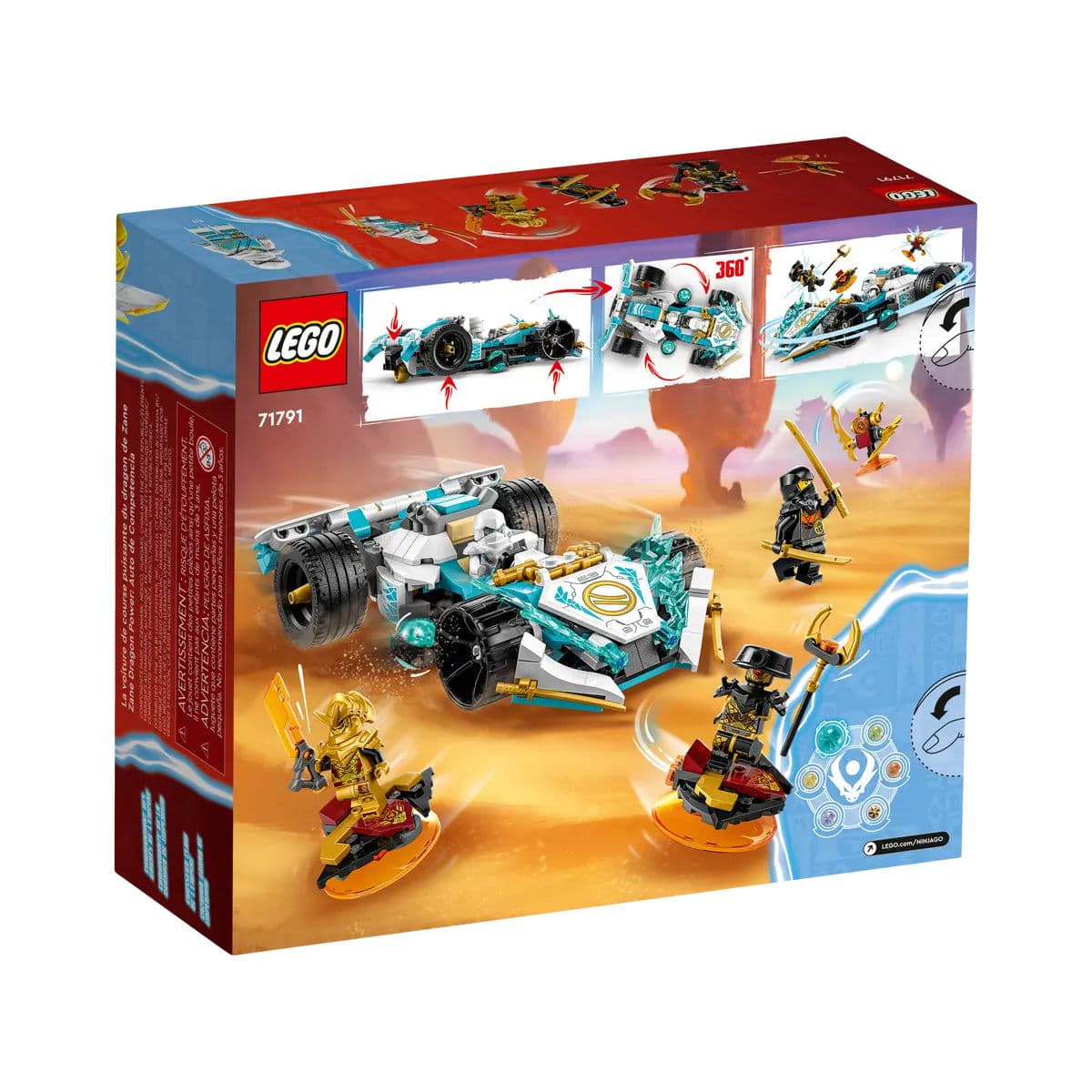 71791 | Zane's Dragon Power Spinjitzu Race Car