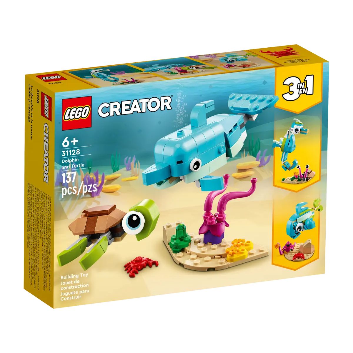 31128 | Dolphin and Turtle