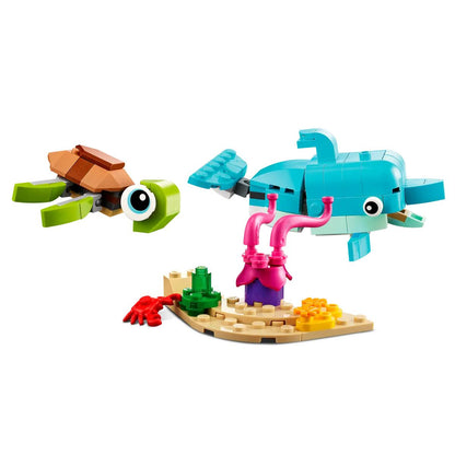 31128 | Dolphin and Turtle